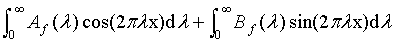 Fourier integral theorem