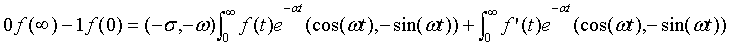 Laplace transform derivative rule