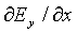 partial derivative